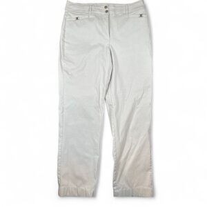 JM Collection Cropped Trousers Bone color Size 10